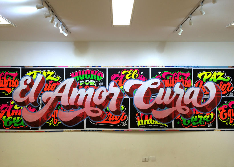 ELLIOT TUPAC: Screen printing - Sign painter -Lettering 1