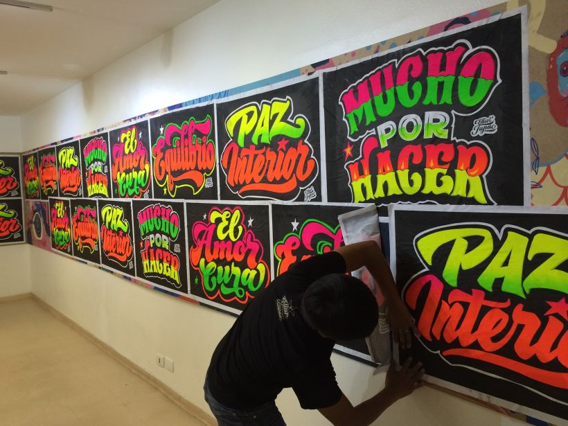 ELLIOT TUPAC: Screen printing - Sign painter -Lettering 4