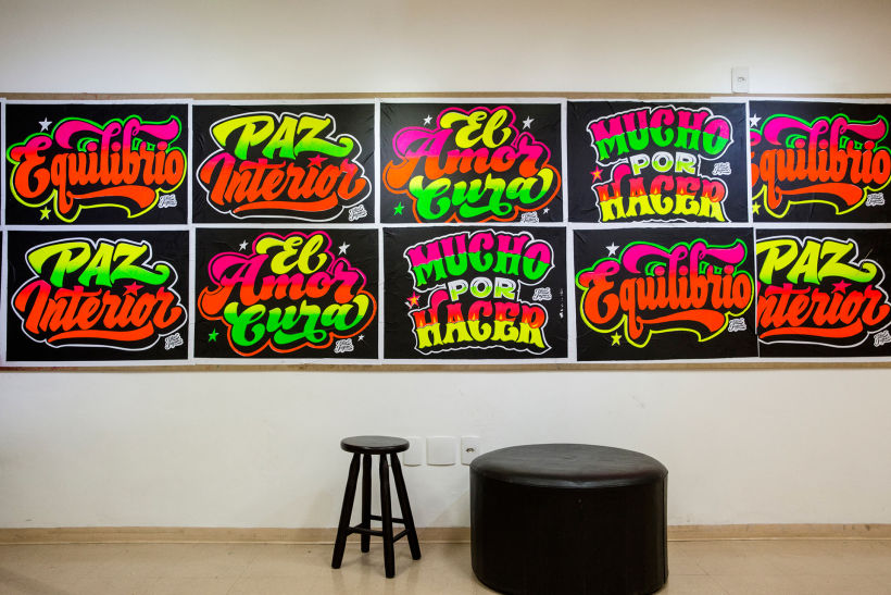 ELLIOT TUPAC: Screen printing - Sign painter -Lettering 5