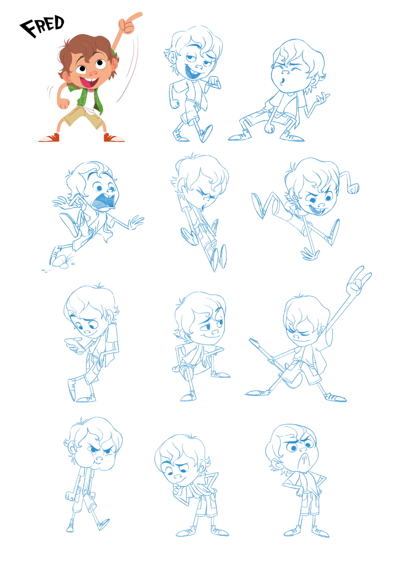 Hora do Rock - Character Design 8