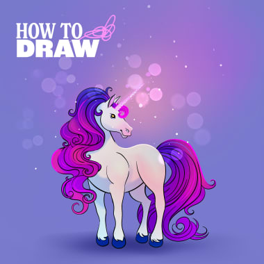 Free Tutorial: How to Color A Unicorn